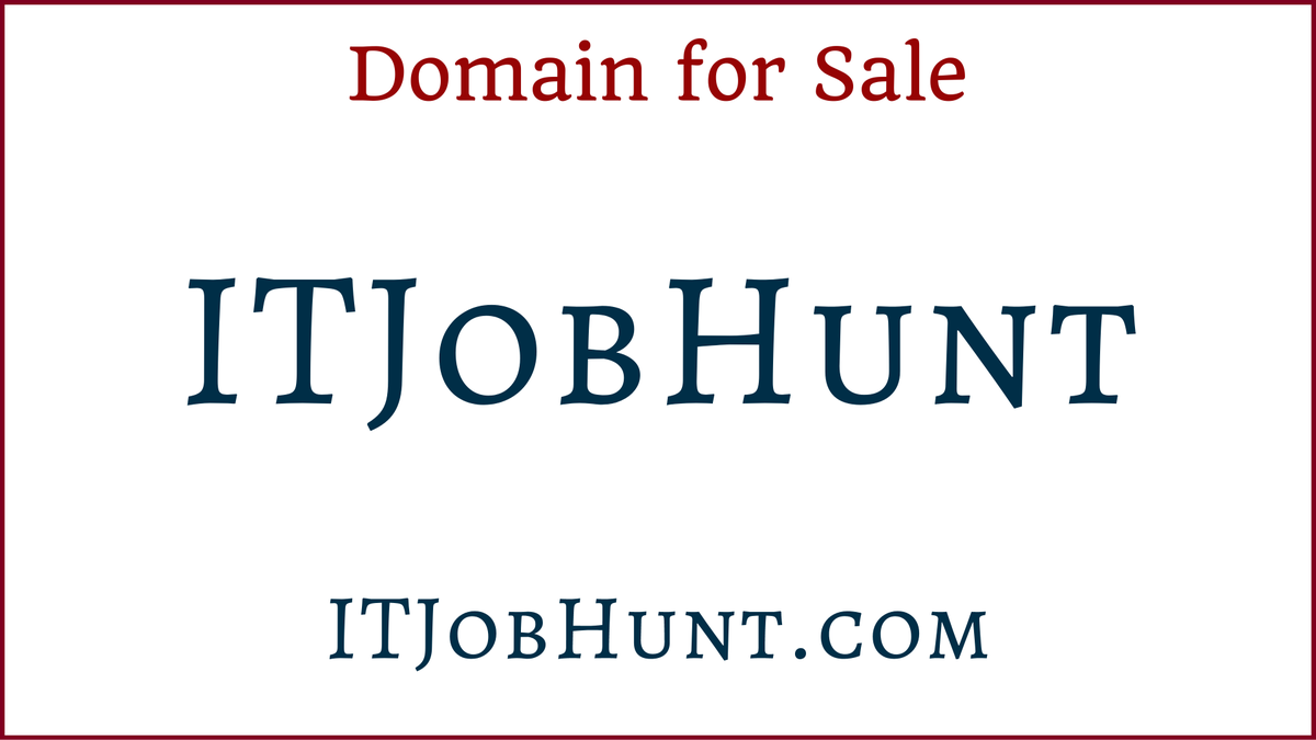 StormHawkOne's tweet photo. ✯ https://t.co/i585s0LIq0 ✯ Domain available

IT Job Hunt
✅ Perfect for Job Portal in ever expanding IT sector

#Domains #Jobs #software #careers #JobSearch #Coding #100DaysOfCode #programming #Python #AI #ML #webdev #CodeNewbie #Web3 #Robotics #CyberSecurity #javascript #tech https://t.co/rHdvAdpRvt