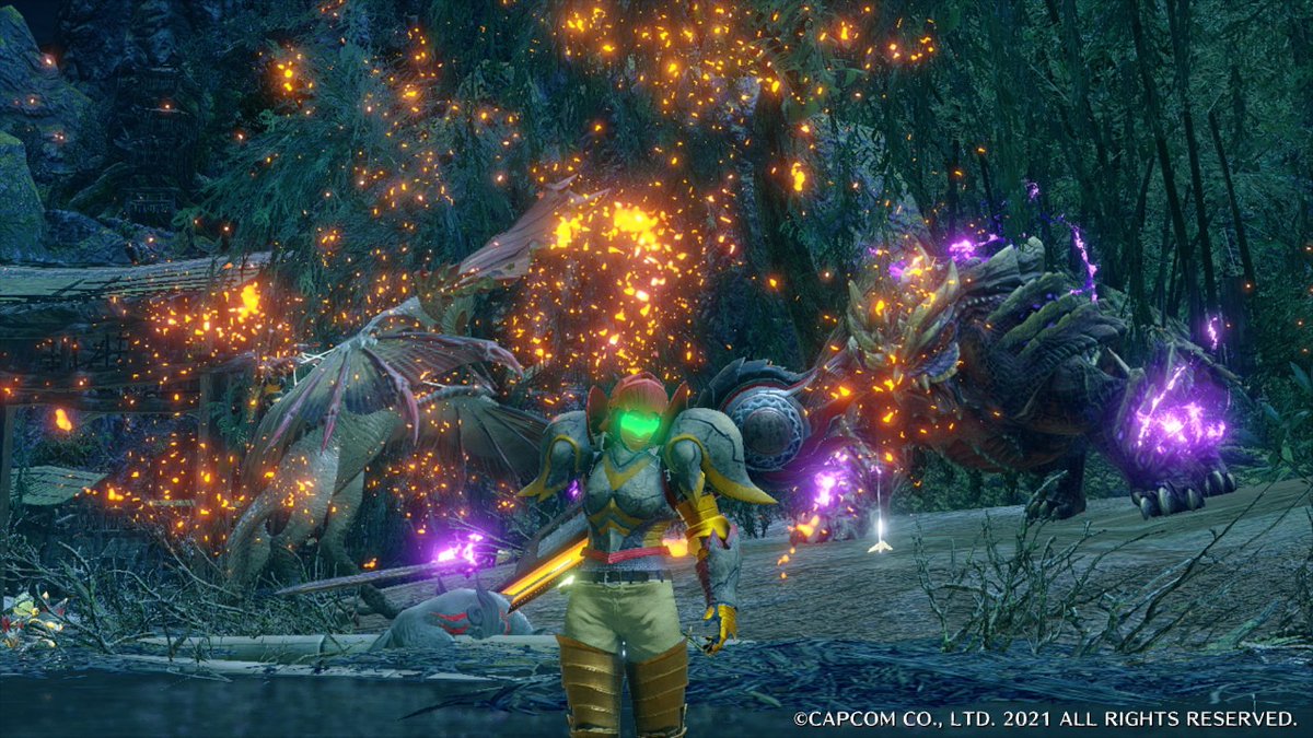 taintedmantis's tweet photo. Nintendo time! Here, we have Samus looking badass! Aside from the tutorial, I've made a mash up video too, go check out what she's up to when out hunting!
#JaycanFashionShow #Samus #MonsterHunter #HunterGram #MHRise
Tut: https://t.co/CPfEBakors
Mashup: https://t.co/1IvD7dIH92 https://t.co/8acdB11w6Z