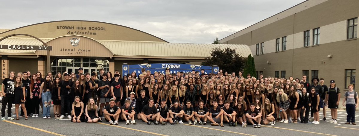 A tradition continues. Say hello to the class of 2023. #Allin