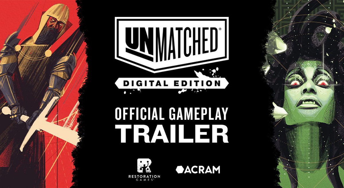 acramdigital's tweet photo. There you have it! Find out when Early Access of Unmatched: Digital Edition will begin on Steam! https://t.co/g0MEPmqSIt
Are you excited? :D We are!
#AcramDigital #Unmatched #RestorationGames #boardgames #Acram https://t.co/1ELKlCzxWA
