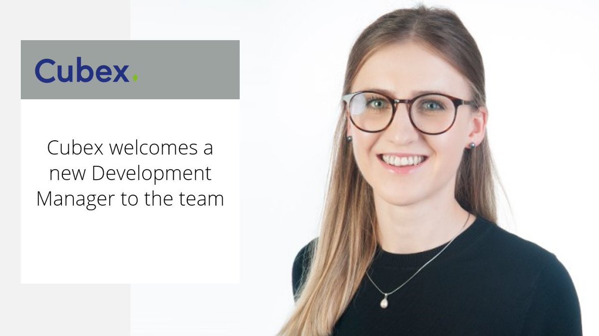 We're pleased to welcome our newest team member, Maria, Development Manager. Maria will work alongside our Senior Development Manager to manage the design, specification, planning, procurement and construction of the company's projects. Read more: cubex-land.com/cubex-welcomes…