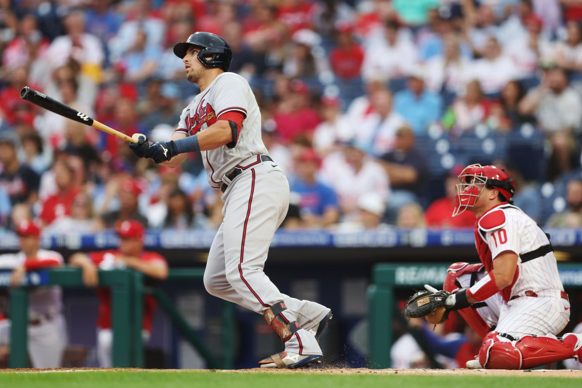 MLBNetwork's tweet photo. Austin Riley set a @Braves record for the most Extra-Base hits recorded in one month with 26. 🔥📊

Who did he overtake? Hank Aaron, who recorded 25. 

@austinriley1308 | #ForTheA https://t.co/gkmBCNFcA8