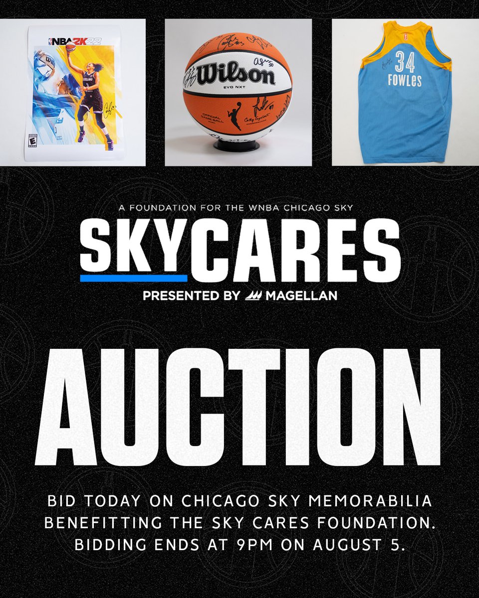 Ever wanted some autographed #skytown memorabilia? Well, now's your chance...AND you can help the community while doing so! Our SkyCares Foundation Auction is now live and runs through this Friday (August 5th) at 5PM. May the best bids win! 🔗 bit.ly/3BvAvQw