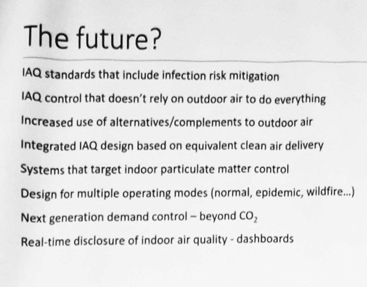jfstraube's tweet photo. @MontePaulsen @bscamp @RDHBuildings Prof Bahnfleth of Covid ASHRAE  task force have a great practical review with science references.  See his prognostication for the future. https://t.co/RrkQ028xc8