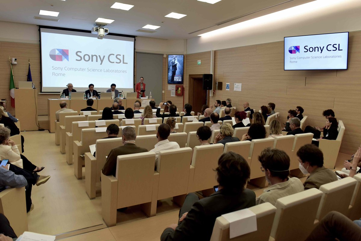 SonyCSLParis's tweet photo. #SonyCSLRome At this link you will find all the speakers who gave their talk at the inauguration of our lab in #Rome: https://t.co/H0ow7UZs3G
#SonyCSL #SonyCSLParisRome https://t.co/Yb7rCuL0vO