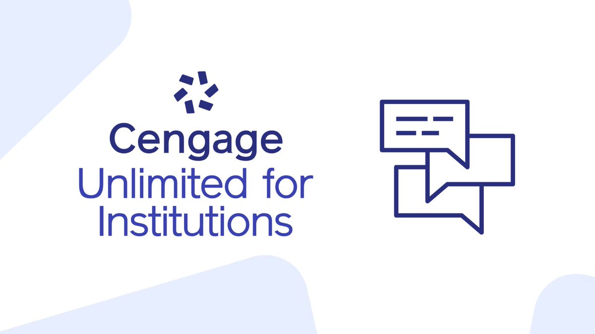 CengageEMEA's tweet photo. Cengage Unlimited for Institutions (CUI) is being mentioned widely in the media for its unrivalled affordability, accessibility, and scalability. Read how CUI has benefitted both lecturers and students at this institution >> https://t.co/gBuCn0zVu1

#EdTech #HigherEd #CUI #Edu https://t.co/DNfc34DChk
