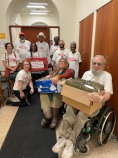 BRTA_mandate's tweet photo. #BTECNATION has been working hard all summer collecting signatures to put a charter amendment concerning a Baltimore Regional Transportation Authority to #buildtheredline on November's Ballot. Here we are, in front of City Hall getting ready to drop off the ballot petitions. Our https://t.co/Ww6fxjEOGX