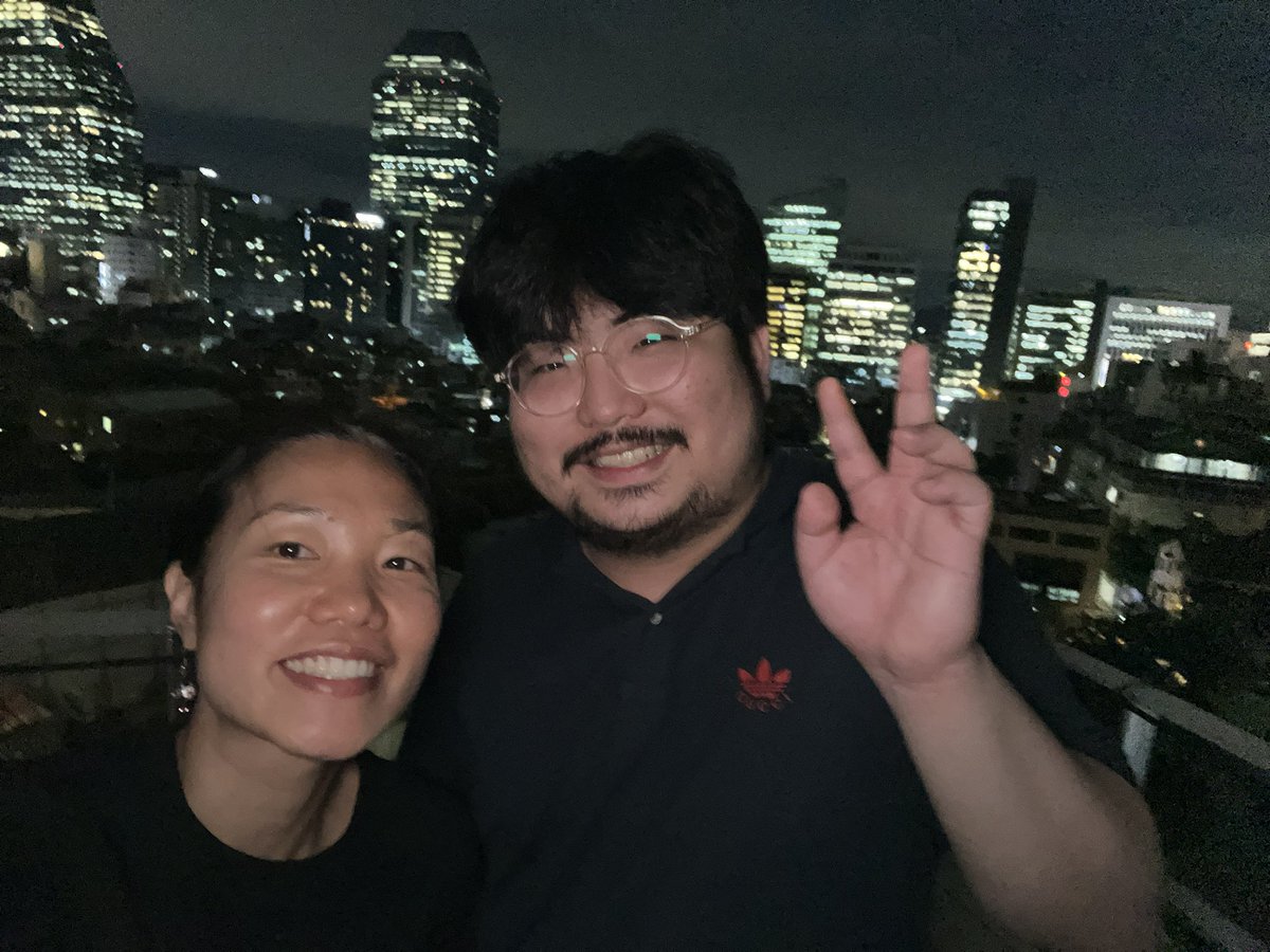 misangmadrid's tweet photo. I love all these crypto friends! It didn’t rain #yesiamaweatherfairy Thank you so much @osmosis @keplrwallet for this awesome @nonce_community rooftop party with the great Seoul view. #oldfriends #newfriends #since2018 https://t.co/MfHNvtge6f