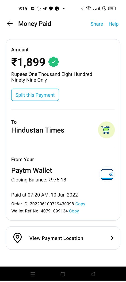 pradeeplingwal's tweet photo. @htTweets paid 1899 for HT yearly subscription but I haven't received any coupon till now.. Next step consumer Court?? https://t.co/JphFRcZiuA