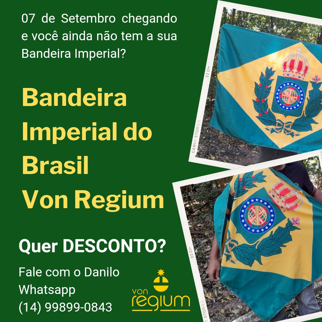 Bandeira Brasil Império Von Regium - Von Regium