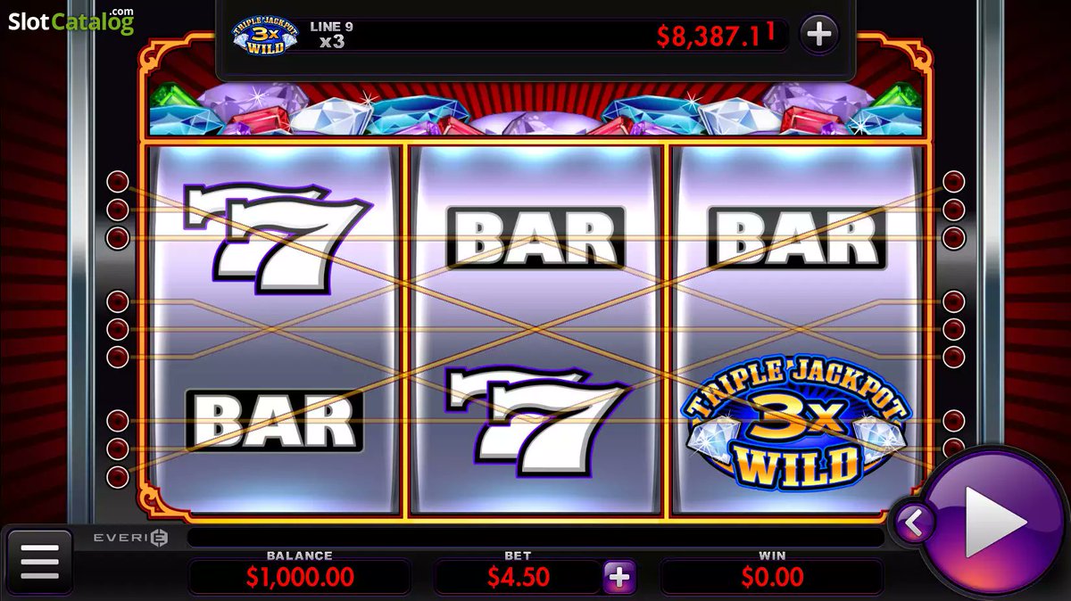Hey West Virginia, play our new game Triple Jackpot Gems 💎 🎰 💎 

Land winning combos by filling three reels with bars, sevens, &amp; wild gems in this jewel and retro theme slot. Hit three gems on a payline to win a progressive jackpot!