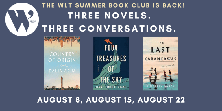 Next Monday, our Summer Book Club kicks off with 'Country of Origin' by Dalia Azim! Each discussion will be led by a WLT staff member and will feature the author of the respective novel. Learn more and RSVP here: writersleague.org/programs/speci…