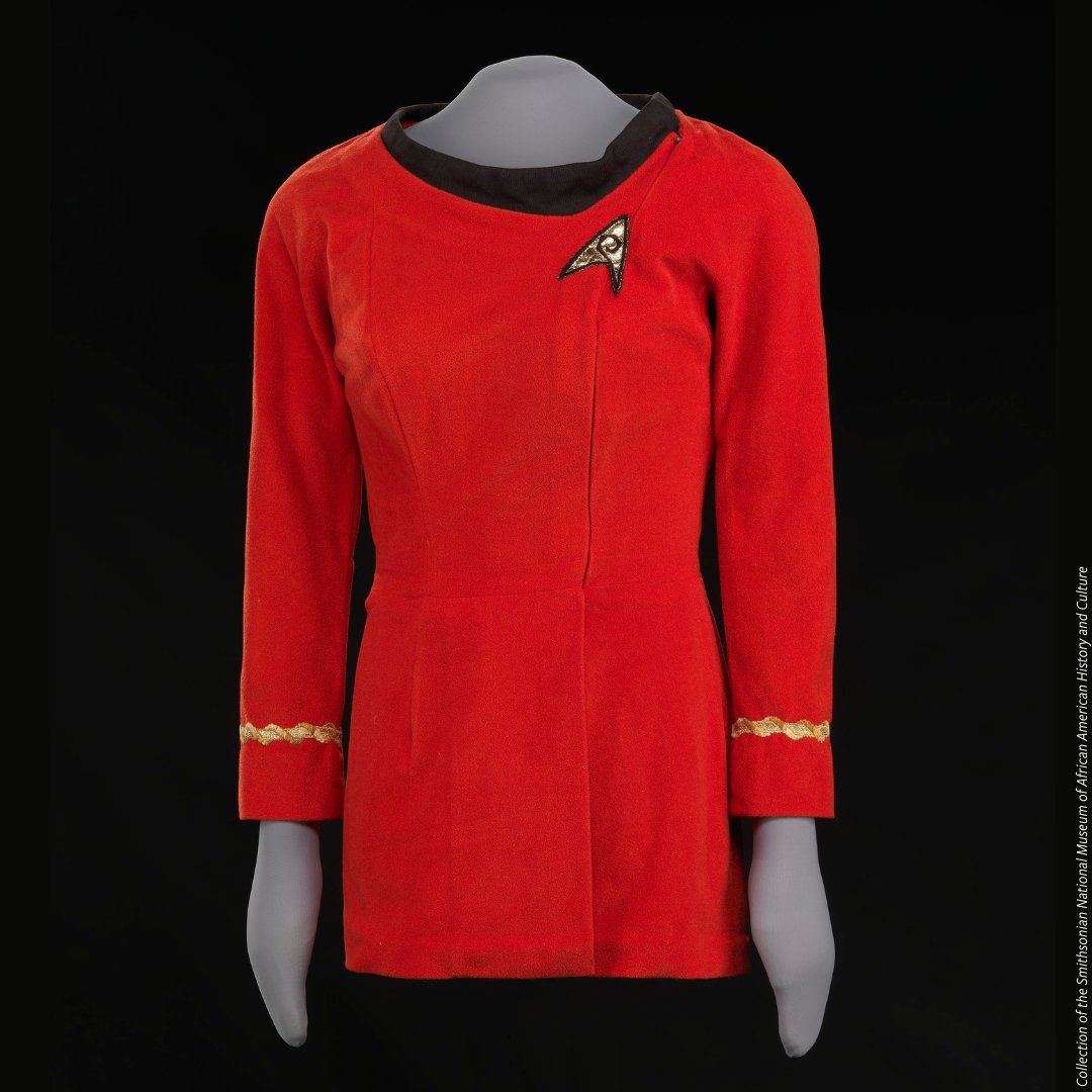 Our museum mourns the loss of Nichelle Nichols, who helped shape societal ideas of what African Americans are capable of both in television &amp; science with her role as Lieutenant Uhura in Star Trek, one of the first Black women featured in a major television series.