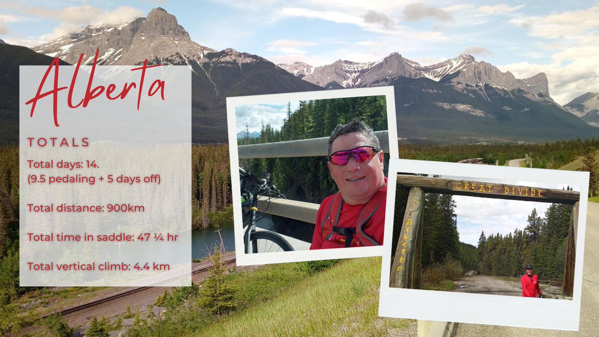 Ride4ARVC's tweet photo. Raise your hand if you'd cycle #theRockies ✋ 

*Ahem* we said raise your hand if.....oh forget it. Well done on conquering the Rockies, Adam - we knew you could do it!

#BanffAB #cyclingalberta #cyclingbanff #ride4ARVC #ARVC #ARVD #cardiomyopathy https://t.co/fJNQNIlI1s