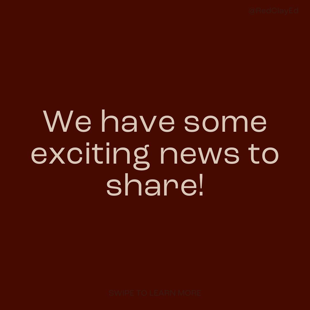 RedClayEd's tweet photo. Share this with friends, family, and educators alike! Giveaway begins this Wednesday, August 3rd. Stay tuned for more details 👀 you won’t want to miss this @SonjaCherryPaul https://t.co/66eLMUmi4s