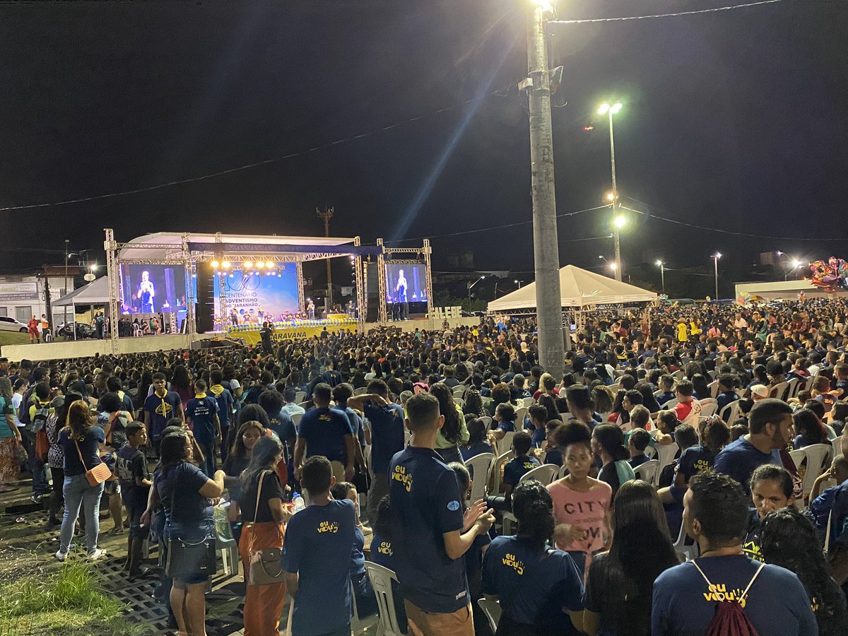 Novo Tempo en São Luís, Maranhão!!
Celebrando los 100 años de la IASD.
Música, oración, testimonios, estudio de la Biblia y Bautismos.
Una Fiesta Espiritual <a href="/iasd/">Adventistas Brasil</a> <a href="/presidenciadsa/">Pr. Stanley Arco | Oficial</a> <a href="/jorgerampogna/">Jorge Rampogna</a> <a href="/iasdsudamerica/">Adventistas Sudamérica</a> <a href="/RevistaAdven/">Revista Adventista</a> <a href="/AdventistasUPS/">Adventistas Perú - UPS</a>
