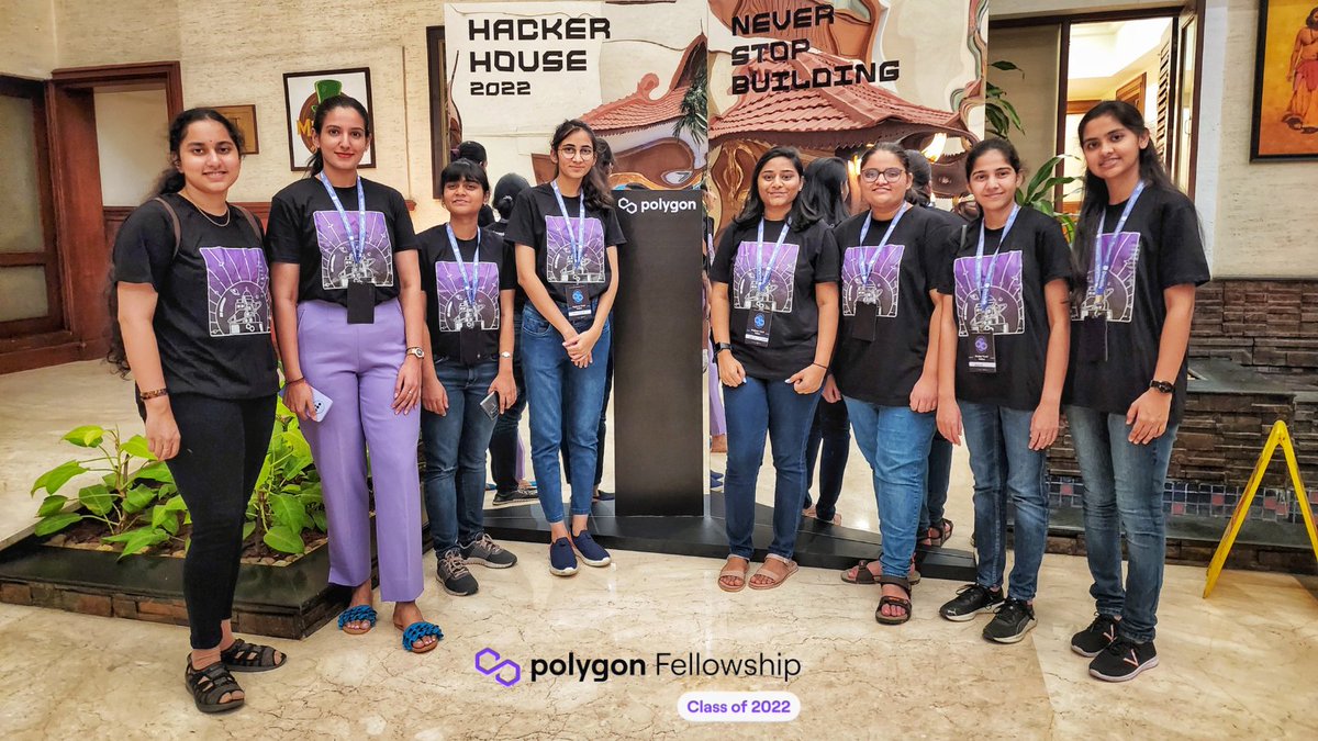 sakshamtaneja00's tweet photo. Day 3 

Meet the SHEROES, developers from all cross the country 🇮🇳 at the #PolygonHackerHouse, what an energy 💜🔥🚀, WAGMI https://t.co/MD9JfYxnbm