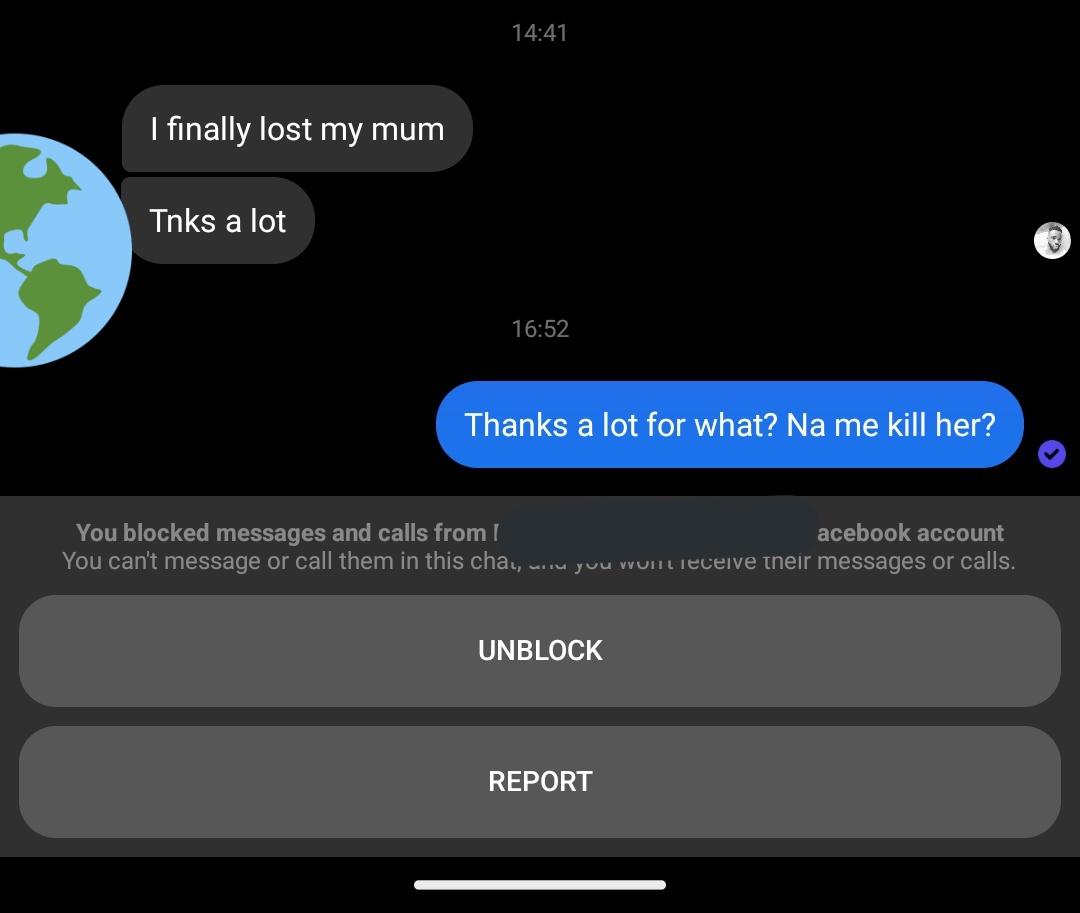 _SLYTAUREAN's tweet photo. This person I haven't spoken to since 2018, reached out to me that his mom was sick. I sympathized with him. He asked me to send him 200k for treatment. Sir? How? I ignored. Checked FB this afternoon and saw this and I am furious! What is this emotional blackmail?! https://t.co/P4QNBPu2Um