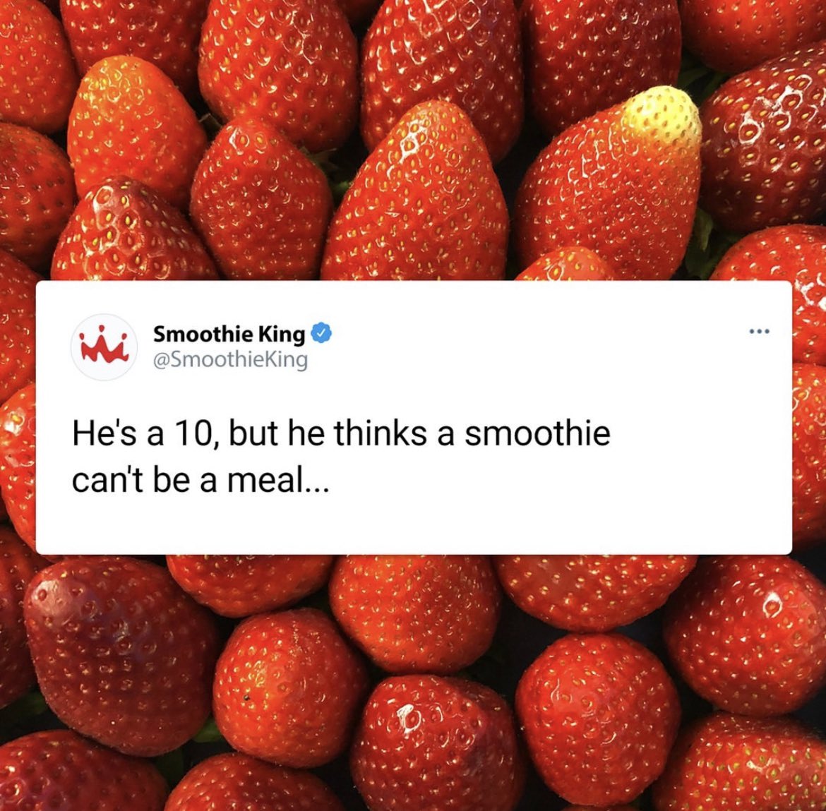 That’s a red flag if we ever saw one. 🚩🚩🚩

#smoothieking #smoothie #smoothies #relatable #hesatenbut #hesaten #mealreplacement #crosbytx