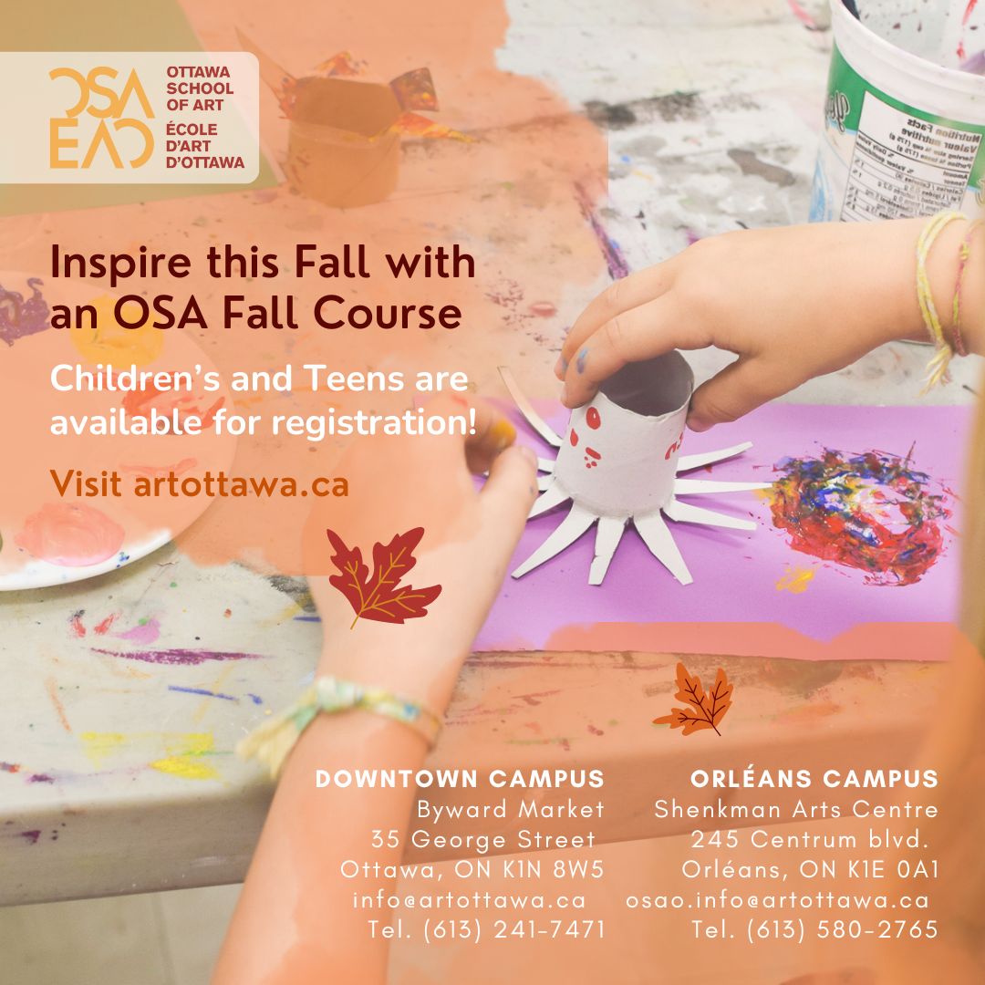 Children’s &amp; Teens Fall art courses are available for registration at artottawa.ca! Courses like Exploring Modern art, Cartooning &amp; Animation, and art and architecture, there is so much potential for
this fall! Get registered today!
#teachingarttoeveryone #artottawa