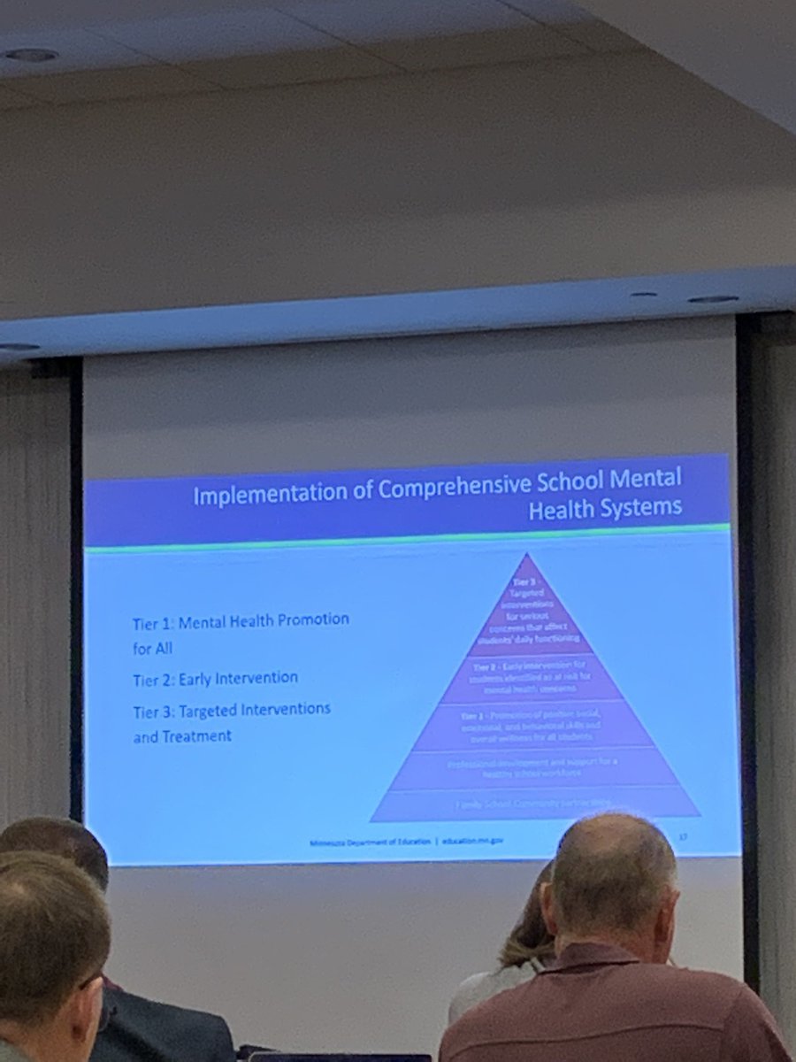 ron_wagner_ALSD's tweet photo. A District Goal of focusing on the social well-being of students and staff through Social Emotional Learning- Listening to MDE present their model and supports. @AlbertLeaSchool #MNDeptED https://t.co/YIDzzGEvG3