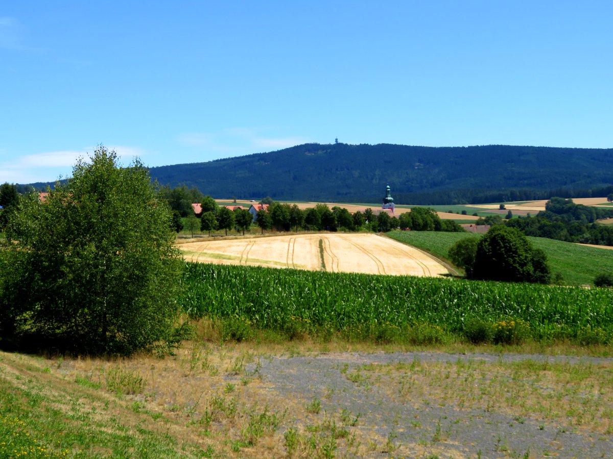 marathomy's tweet photo. #Wanderung in Bad #Neualbenreuth im #OberfälzerWald mit #Mugltal und #Kurpark am 17.07.2022
#Sommer #Bäume #wandern #Trails 
#Berge #Gipfel #Felsen #Gebirge #mountains #Tillenberg #Dylen
#Blumen 
#Kirche 
#Turm
#Eis #Einkehr https://t.co/JqB8RCHthj