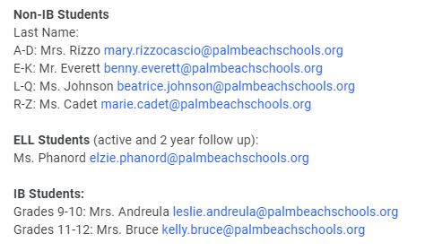 CounselorsACHS's tweet photo. We look forward to seeing everyone on the first day of school on 8/10! See the attached image for your assigned counselor! 🦅@ATL_Eagles @achs_ib https://t.co/2kmI6FszR5