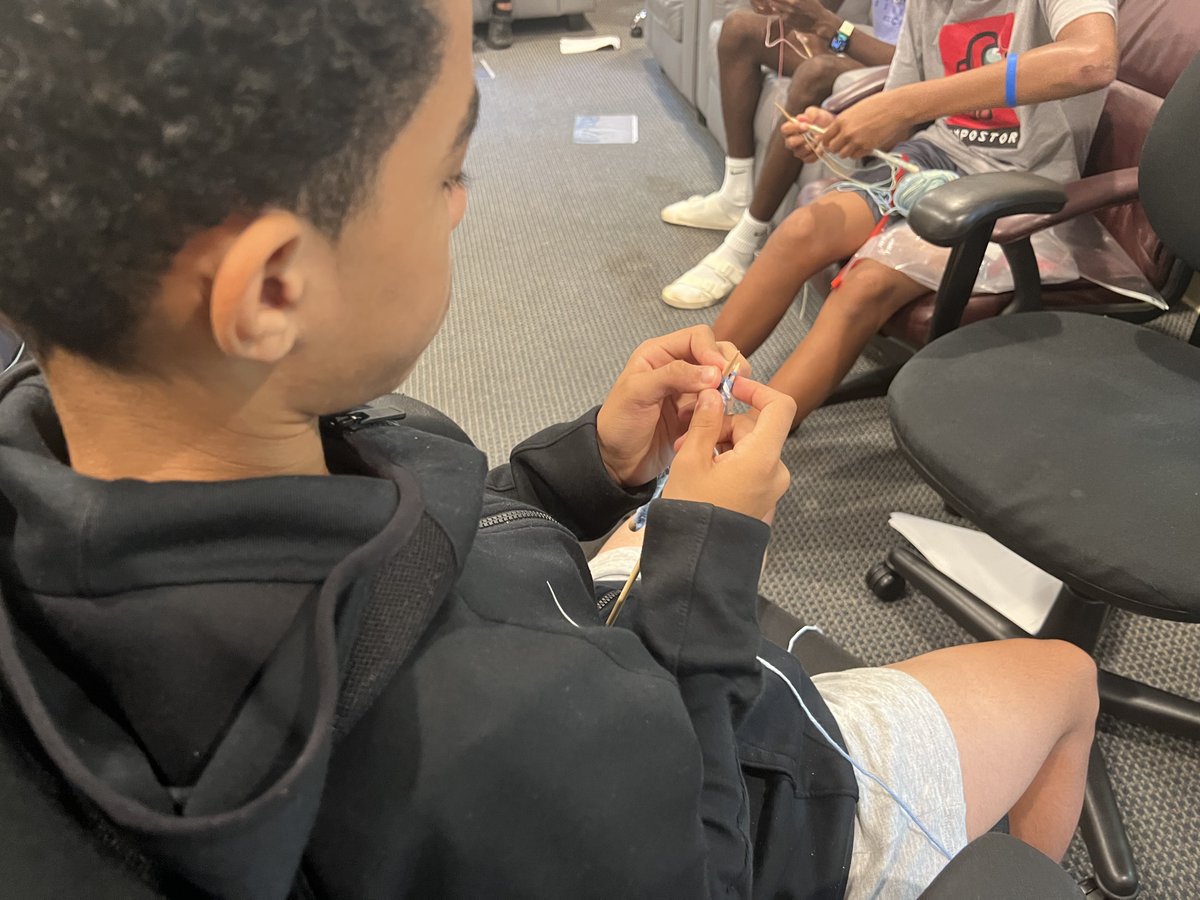 crossroads4kids's tweet photo. Our Camp Wing Senior Campers are participating in two-day, project-based learning (PBL) experiences. They have an opportunity to select from Manga, How to Survive a Zombie Apocalypse, Board Game, Jewelry Making, Knitting, and more. They will present their final projects tomorrow! https://t.co/0HRrjfIrQ3
