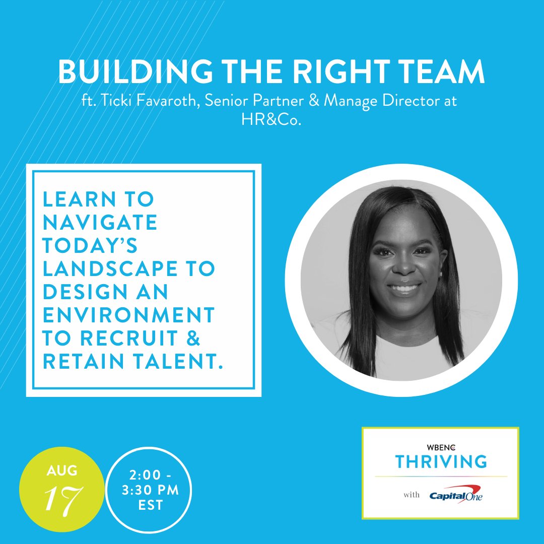 WBENCLive's tweet photo. Looking for tools and resources to improve your small business? Register for the new, upcoming sessions with Thriving with Capital One and WBENC – FREE impactful sessions addressing needs of small businesses. Learn more and register: https://t.co/Z5WQrEraHi https://t.co/Gbl2FvXKxc