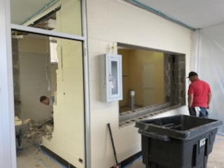 spsdfw's tweet photo. Our front hallway received a makeover this summer. The front office has moved to ---- well, the front of the building!  Thank you to the Catholic Foundation for the grant to make this possible. 
#spccs #faithwisdomvirtue #newoffice #welcoming #security #family #catholicfoundation https://t.co/kb5Me3T1Cr
