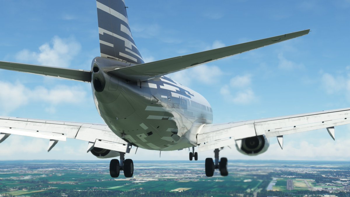 MaikelMcGiver's tweet image. On short finals runway 06 at Rotterdam The Hague Airport (EHRD/BUD), the winds were variable so that made the landing a bit more challenging. #MSFS2020 #MSFlightSim #Flightsim #Aircraft #PMDG #BBJ #B737 #Boeing #Private #Vatsim #Aviation #Flying @MSFSofficial @PMDGSupport #Twitch