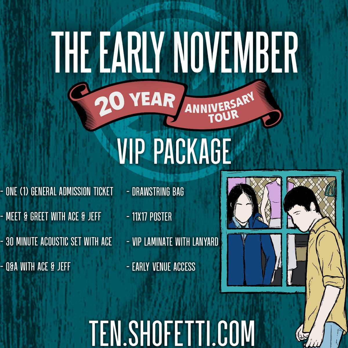 SoundRink's tweet photo. .@theearlynov is hitting the road this fall for their 20 year anniversary tour. VIP packages and presale tickets are available now!
https://t.co/VtOR1RVBDU
-
#theearlynovember #ten #earlynovember https://t.co/beQSZovQhu