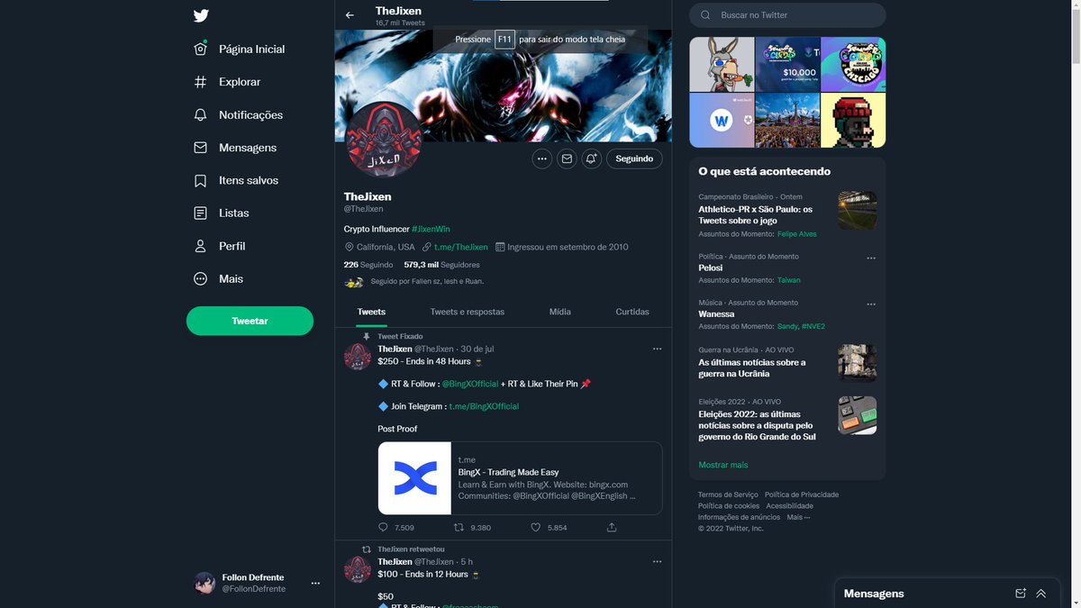 Follon Defrente tweet media