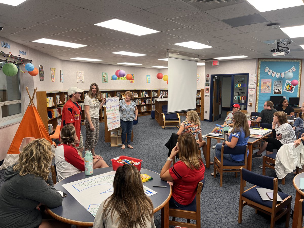 FESTigersHSE's tweet photo. Up first for the #FESTigers staff was an activity to get to know each other a little bit better! We have lots of new members on the team, so building relationships is a must! https://t.co/lNsNuiRfWz