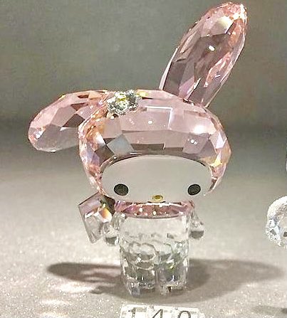 elegantcritters's tweet photo. hello kitty and my melody glass figures ✧*:･ https://t.co/wzM944W3Ux