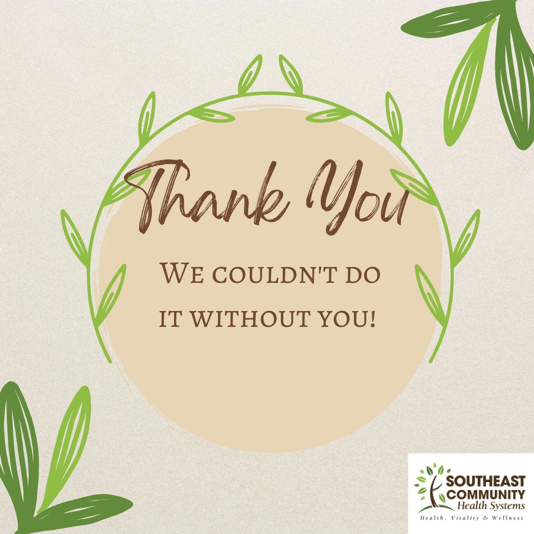 SoutheastCHS's tweet photo. #happynationalhealthcenterweek
Today, we celebrate the patients and community board members who keep health centers accountable and abreast of community needs!
#THANKYOU https://t.co/sewgSjicln