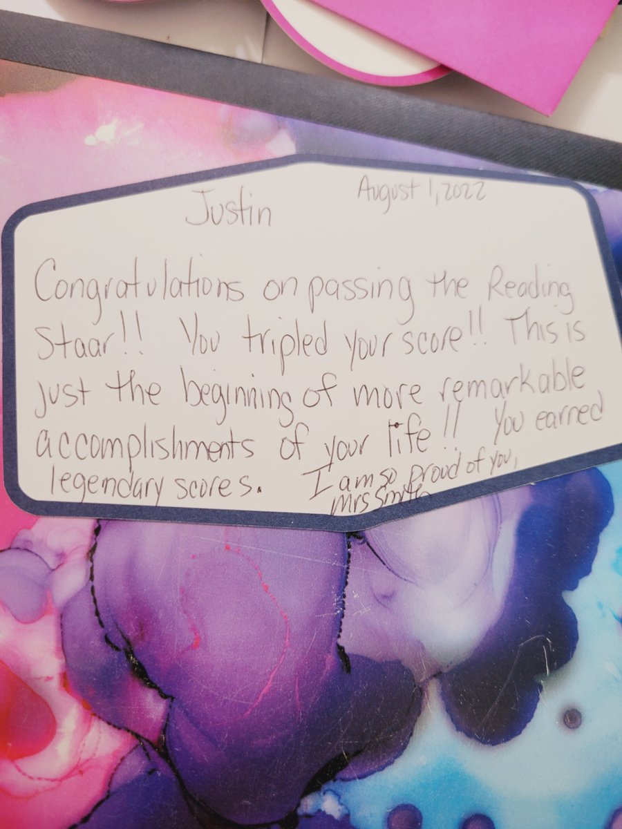 Love2Teach8th's tweet photo. Mindful Monday Moments

I said in June I would write notes to my students.  I finally finish writing notes to my students today.  It took awhile since I had to personalize and print.  Off to the post office I go.  I wanted to share a few.  #whyiteach https://t.co/z9O2TQQlLT