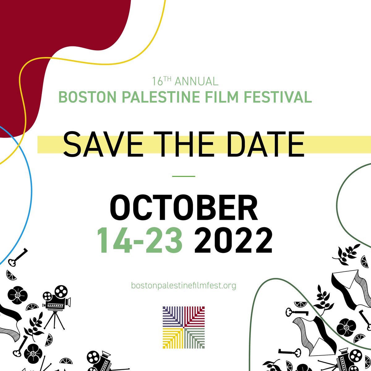 SAVE THE DATE: our 16th Annual Boston Palestine Film Festival is scheduled to take place October 14-23, 2022!

We're excited to bring a hybrid festival this year with a variety of in-person and virtual screenings! Stay tuned for 2022 programming and events.

#bpff #bostonfilm