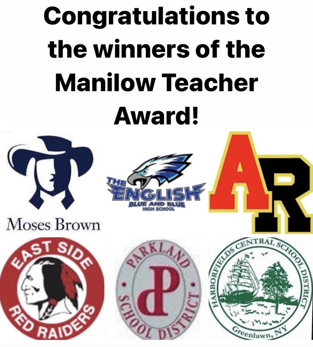 barrymanilow's tweet photo. Congratulations to the 2022 winners!Theodore Blohm (Archbishop Ryan High School), David Carkner (The English High School), Thaddeus Expose (East Side High School), Clare Jackson (Harborfields High School), Jason Lewrew (Parkland High School) and Steve Toro (Moses Brown School) https://t.co/CsXGalRI3M