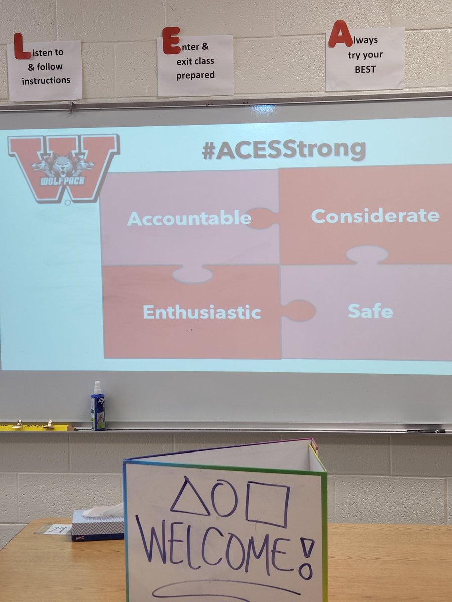 GayleHerrington's tweet photo. It's time for Open House- @WHS_HCS #ACESStrong #PackPride https://t.co/4d0GOQzhGW