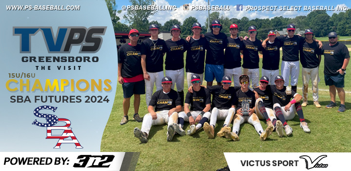 PSBaseballinc's tweet photo. Congratulations to The Visit: Greensboro Champions!

15/16U: SBA Futures 2024 (@SBAFutures2024, @sbacollegepros1)
17/18U: Rawlings Prospects NC 2023 (@RawlingsProsNC)

#TheBestPlayHere #TheVisitGreensboro https://t.co/vCbNVSDRBO