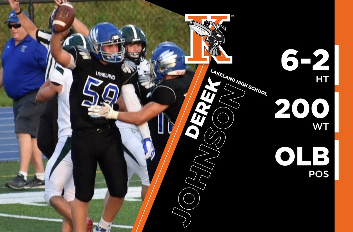 KzooFootball's tweet photo. We are excited to welcome Derek Johnson, an outside linebacker, from Lakeland High School to the Hornet football family! #SwarmTheDay #Hornets @DerekJJohnson46 https://t.co/YIpdjgUOQw