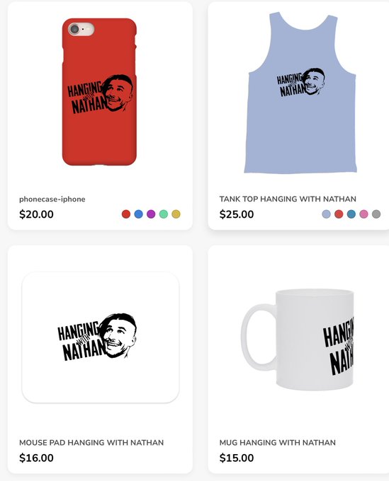 There’s something for everyone come see for yourself 👇👇👇

https://t.co/NgJ9QWTBjY

#merchandise #hangingwithnathan