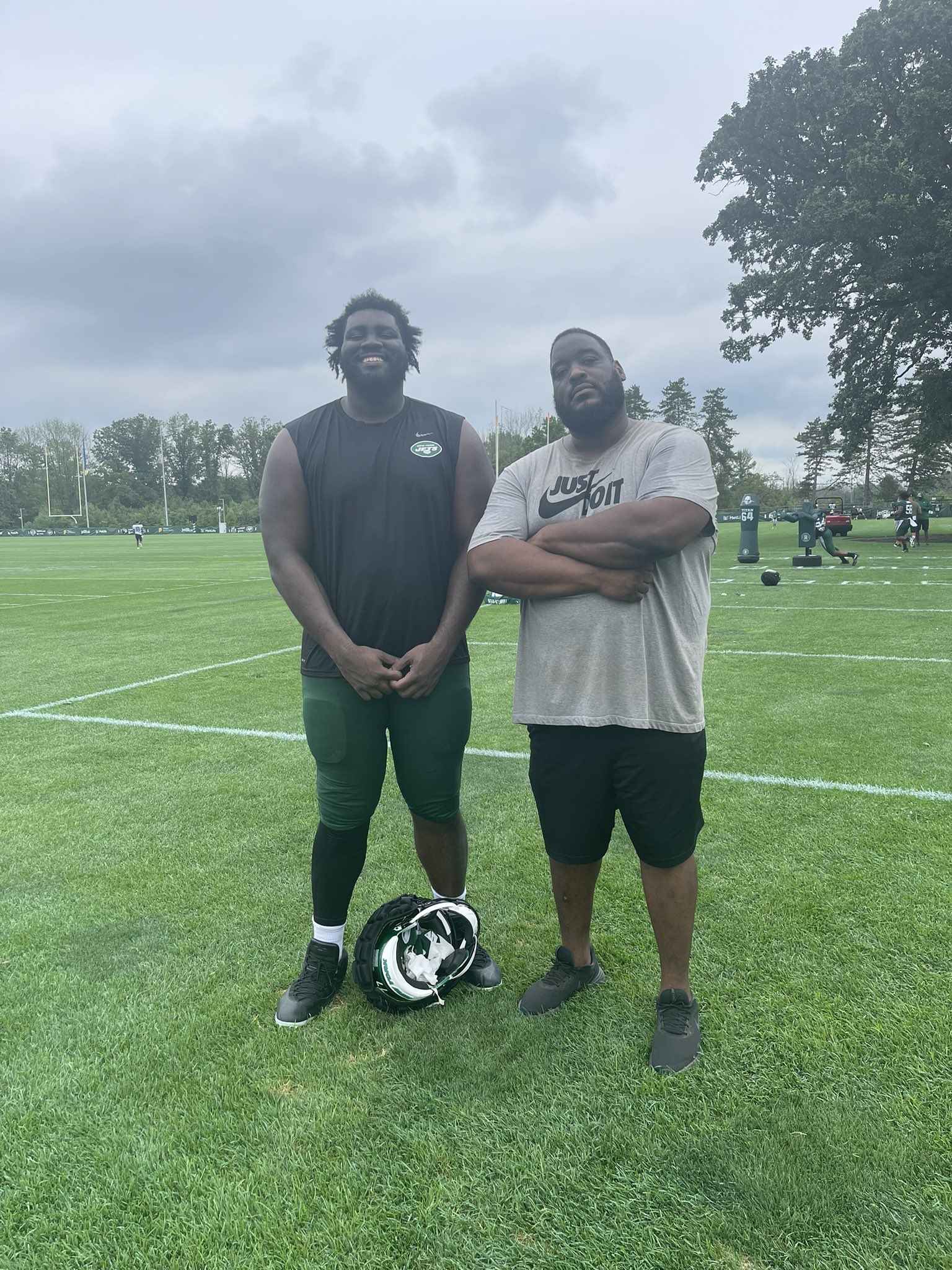 Damien Woody on X: 'Dropped by @nyjets training camp to see these