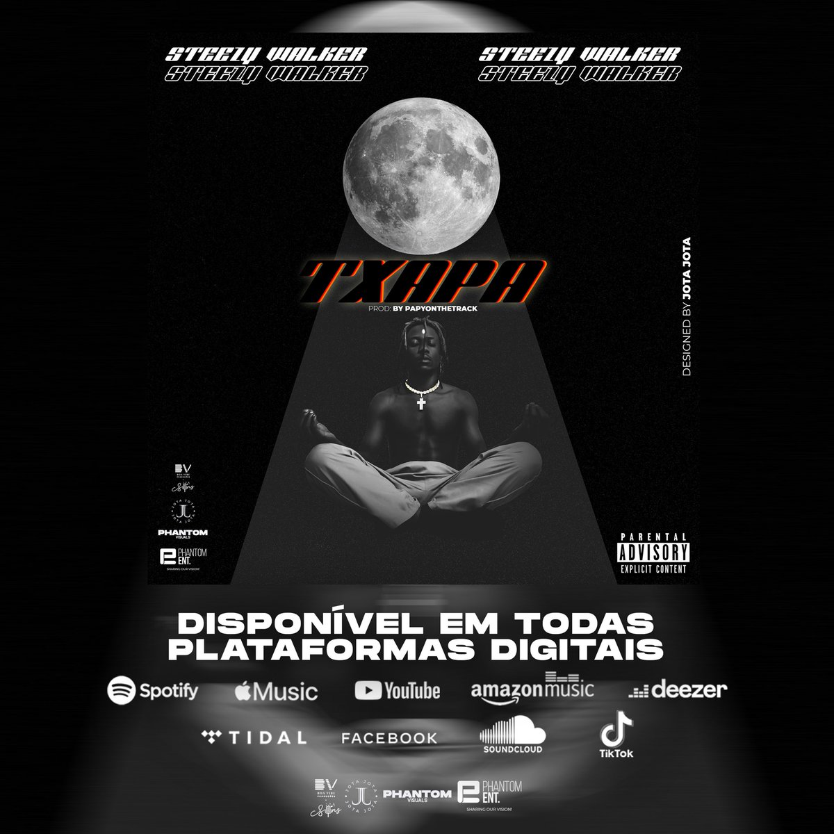 phantom_entmz's tweet photo. @SteezyWalker0 não para de fazer história, desta vez o artista traz-nos a faixa #txapa, que faz parte da sua mais nova coletânea #Moon 🌑📌 

Ouça agora em todas plataformas digitais 🚨📀

https://t.co/dYOoDpw4KZ

#phantoment #steezywalker #txapa #Moon https://t.co/bPBNaU7b9n
