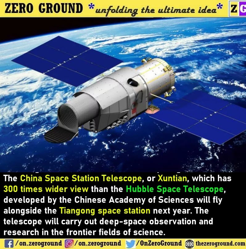 OnZeroGround's tweet photo. China plans to launch a large space telescope next year to fly alongside the Tiangong space station. https://t.co/sYcSemxiGH #space #nasa #time #home #station #earth #spacestation #outerspace #year #star #aries #boeing #ship #cap #living #man #students #video https://t.co/3fhoCxzJWw