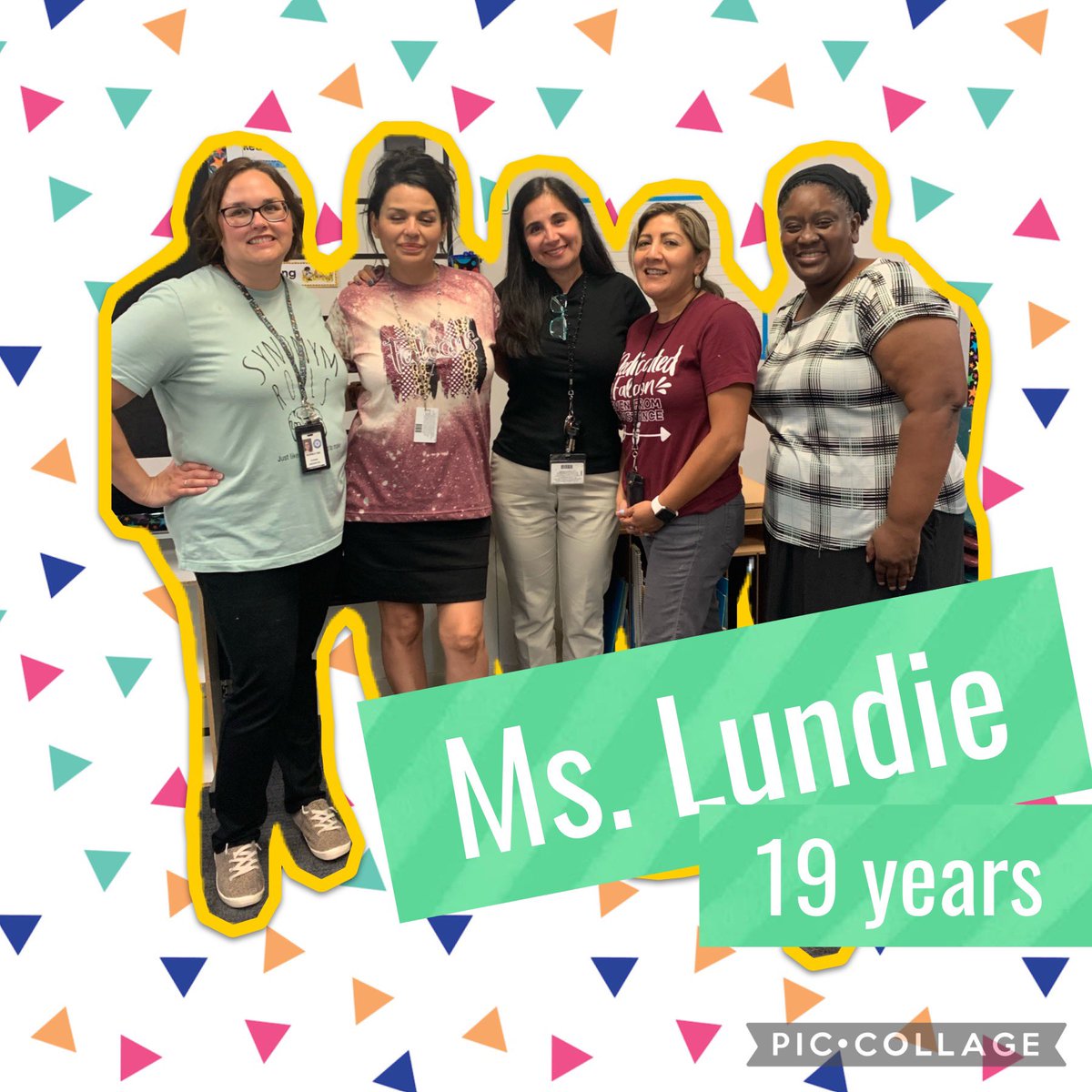 bjbrewst's tweet photo. OFE 1st grade longest teaching teacher. #watchussoar @HumbleISD_OFE https://t.co/9gwPrCo5jA