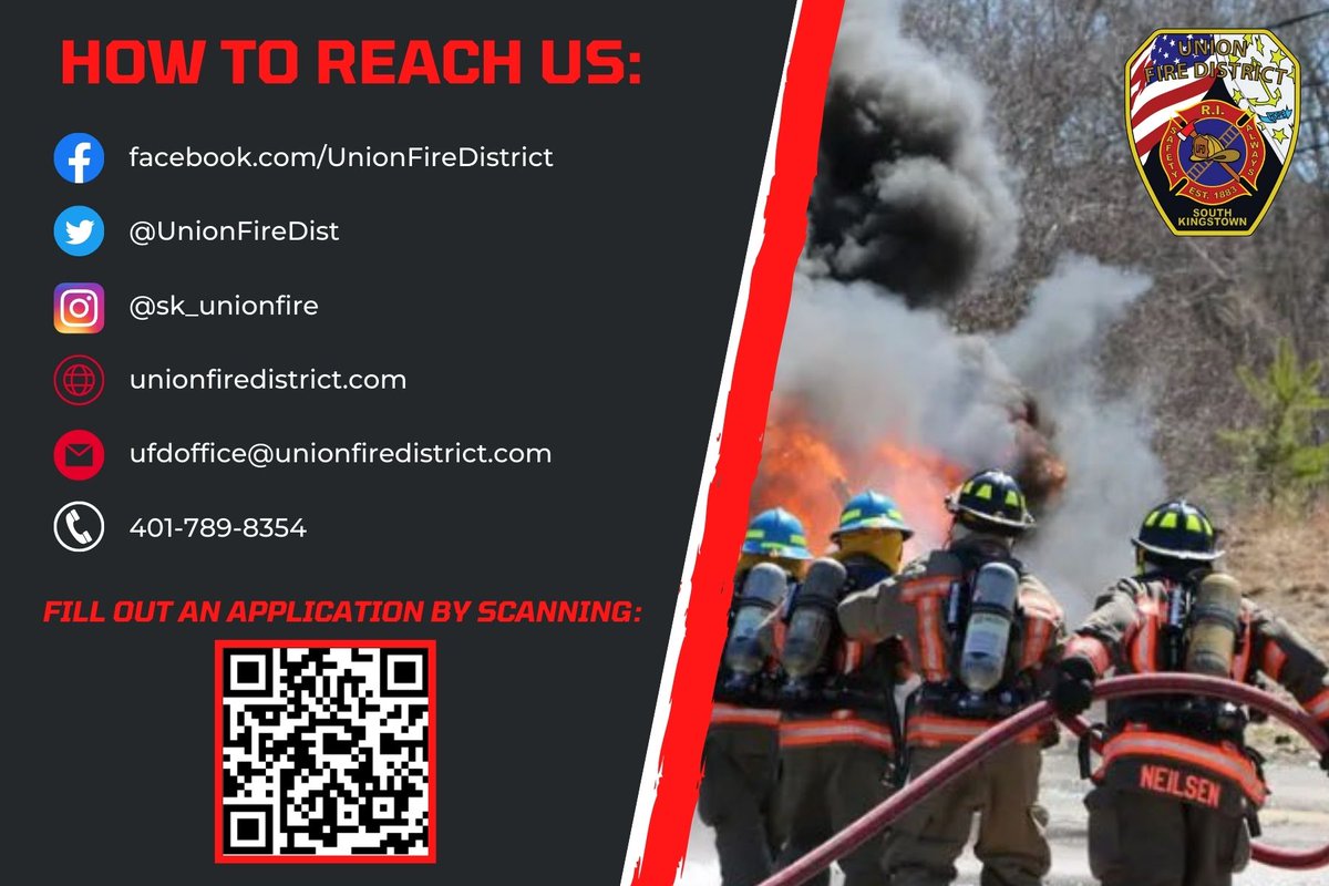 UnionFireDist's tweet photo. Interested in joining? Want more information? Reach us anytime online or give us a call. We’d love to tell you about the ways you can become a part of our team. #JoinUFD https://t.co/iZQK4oZOf9