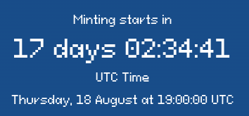 friendlyfishNFT's tweet photo. Save the date: Public #mint starts Thursday, 18 August at 19:00:00 UTC. Check the DApp to see your local time zome! https://t.co/UPtDod3w3p