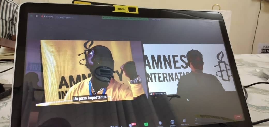 amnestyghana's tweet photo. Pictures from the @amnestyghana 2022 Annual General Assembly meeting were shown as part of the slides of activities carried out by amnesty sections across the world. @amnestyghana is proud to be part of this Global Movement. https://t.co/7EtMMCpg2F